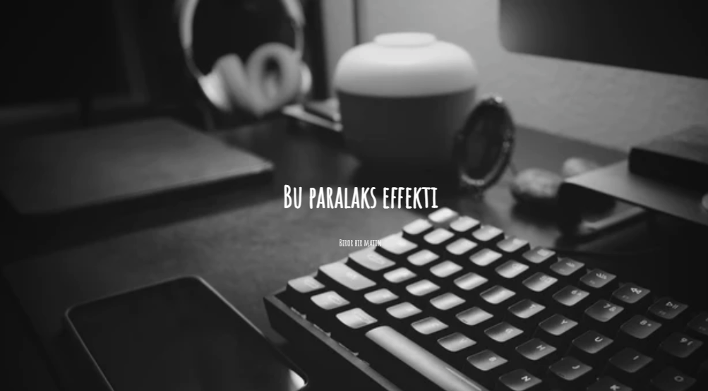 Paralaks effekti