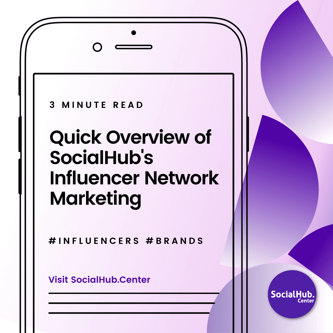 Quick Overview Of SocialHub s Influencer Network Marketing SocialHub Center Social Network And 